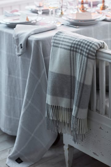 페피타 체크 코튼 리넨 패브릭 냅킨 50x50 cm - White-light grey - Lexington | 렉싱턴