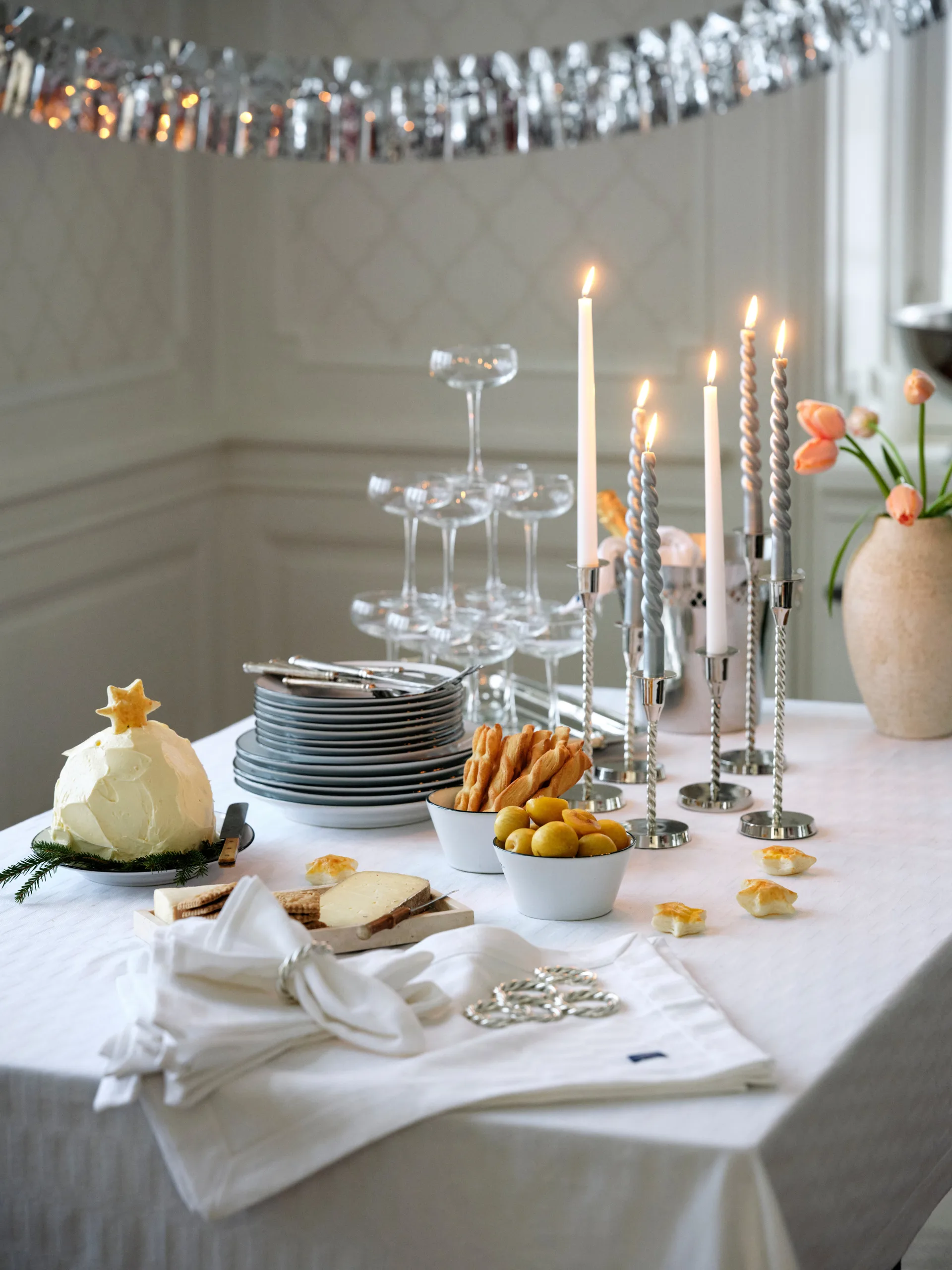 화이트 자카드 코튼 냅킨 50x50cm, White Lexington | 렉싱턴