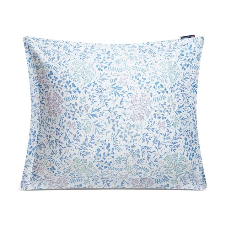 플라워 프린티드 코튼 사틴 쿠션 커버 50x60 cm - Blue - Lexington | 렉싱턴