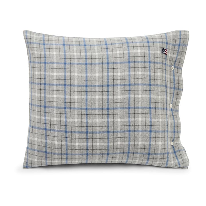 체크 코튼 플란넬 베개커버 50x60 cm, Grey-blue Lexington | 렉싱턴