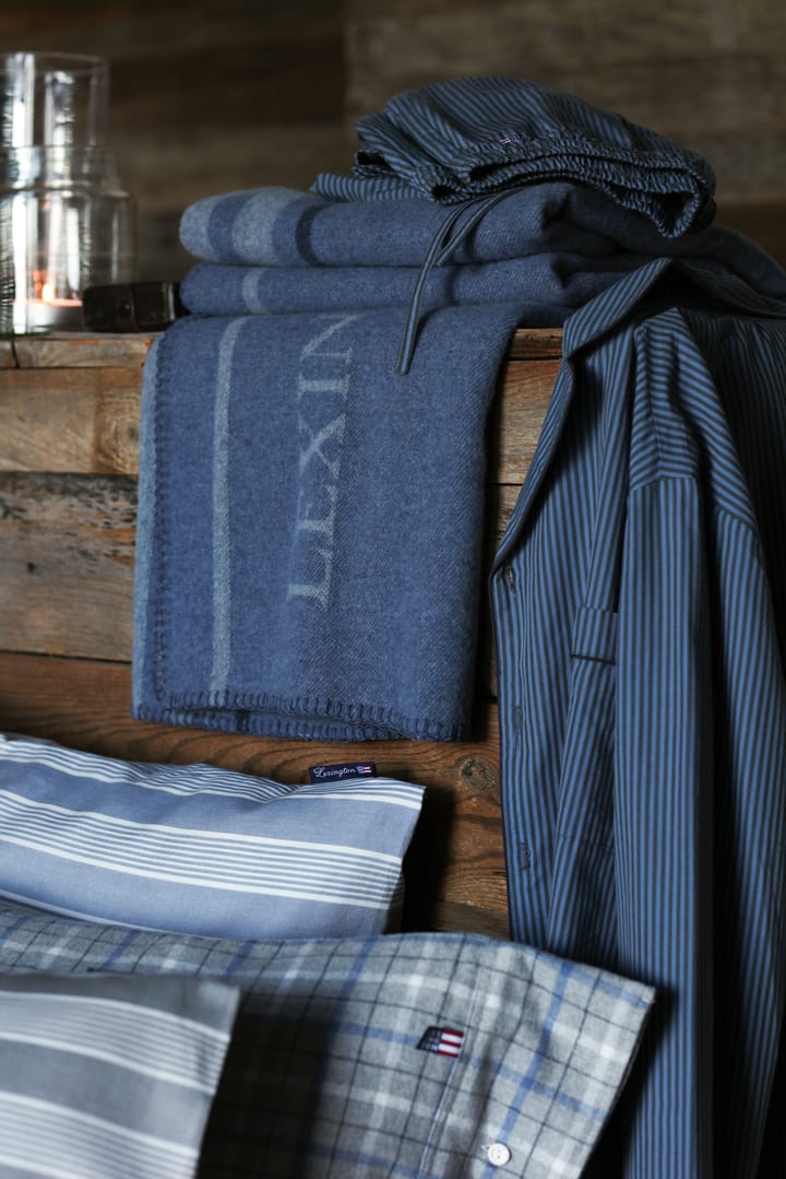 체크 코튼 플란넬 베개커버 50x60 cm, Grey-blue Lexington | 렉싱턴