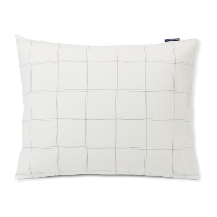 체크 베개커버 봄울-리오셀 50x60 cm - Off white-dark blue - Lexington | 렉싱턴