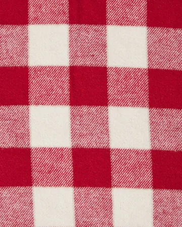 체크 코튼 플란넬 베개커버 50x60 cm - Red-light beige - Lexington | 렉싱턴