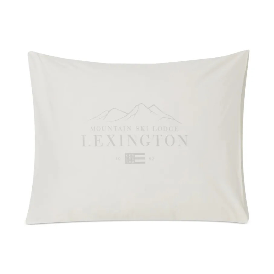 렉싱턴 프린팅 코튼 포플린 쿠션 커버 50x60 cm, White-light grey Lexington | 렉싱턴