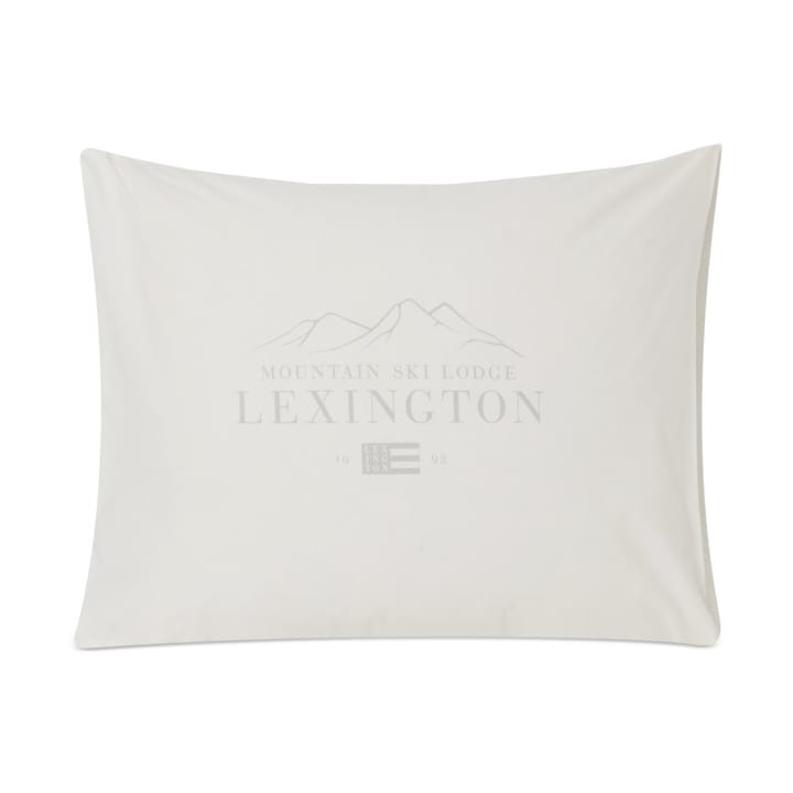 렉싱턴 프린팅 코튼 포플린 쿠션 커버 50x60 cm - White-light grey - Lexington | 렉싱턴
