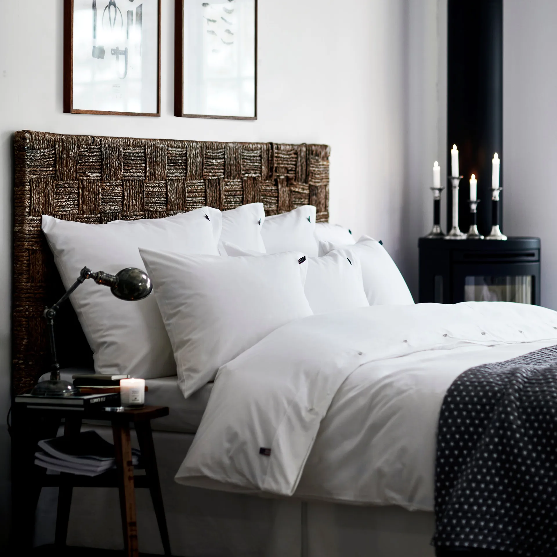 아이콘스 핀포인트 베개커버 50x60 cm, white Lexington | 렉싱턴