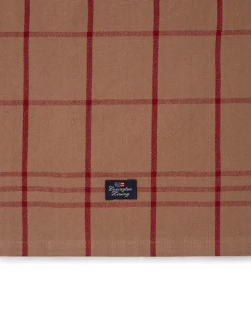 체크 오가닉 코튼 옥스포드 주방 타월 50x70 cm - Beige-red - Lexington | 렉싱턴