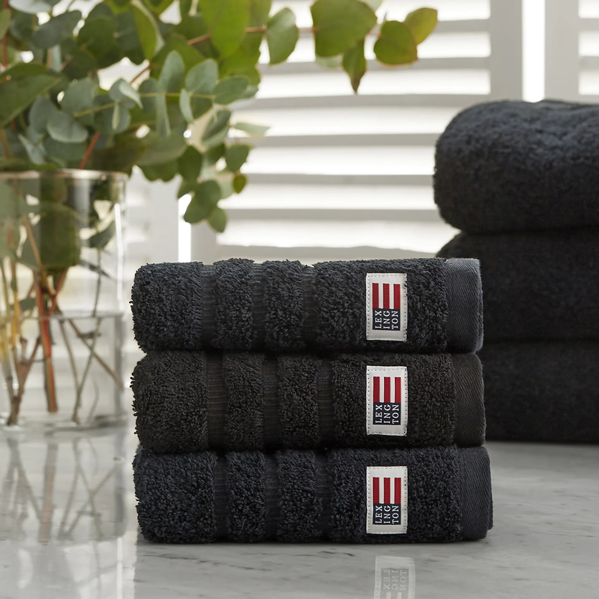 아이콘스 오리지널 타올 50x70 cm, black Lexington | 렉싱턴