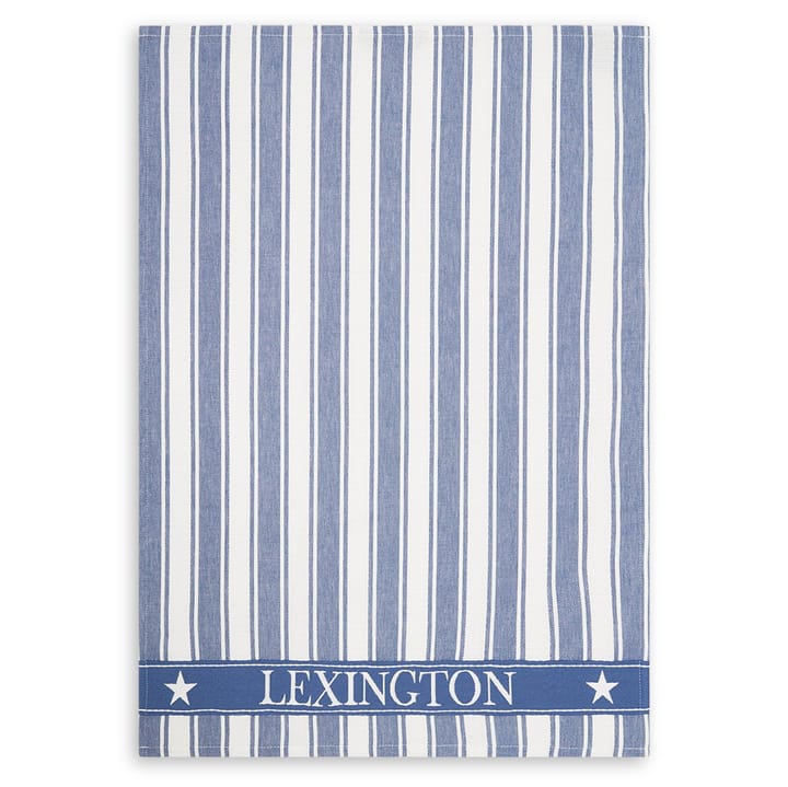 아이콘스 와플 스트라이프 키친 타올 50x70 cm - blue-white - Lexington | 렉싱턴