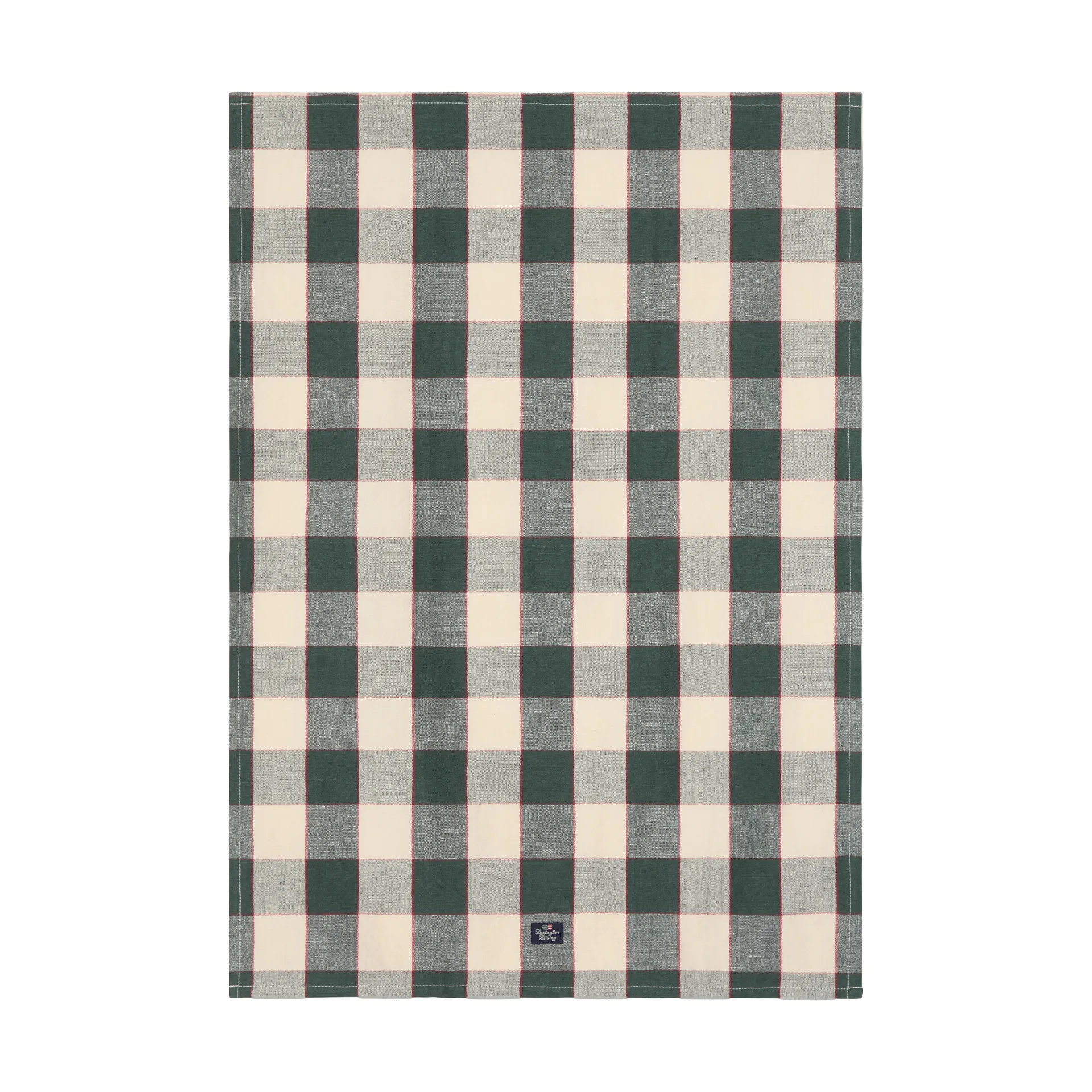 체크 린넨/코튼 키친 타월 50x70 cm, Green-light beige-red Lexington | 렉싱턴