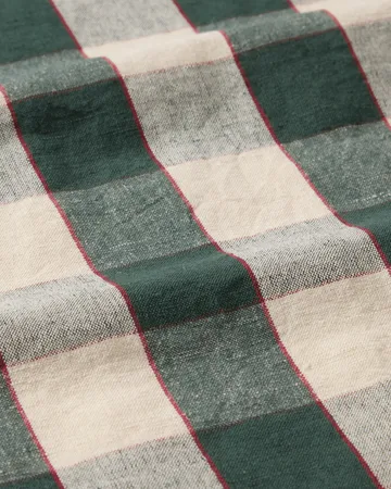 체크 린넨/코튼 키친 타월 50x70 cm - Green-light beige-red - Lexington | 렉싱턴