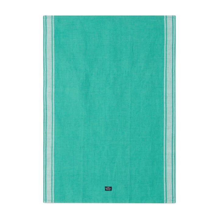 스트라이프 리넨 코튼 주방 타월 50x70 cm - Green-white - Lexington | 렉싱턴