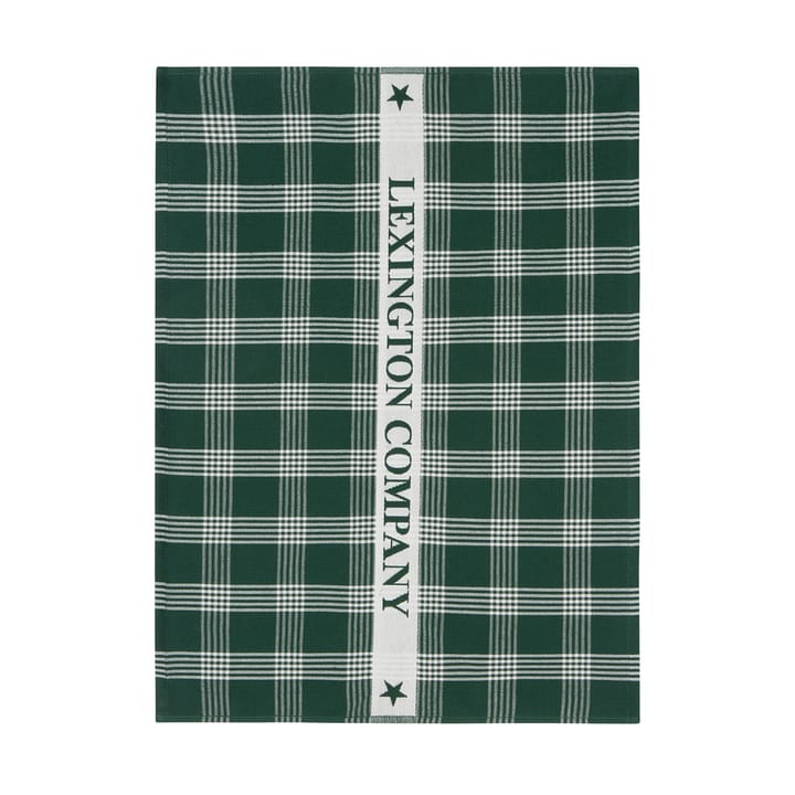 렉싱턴 오가닉 코튼 키친 타월 50x70 cm - Green-white - Lexington | 렉싱턴