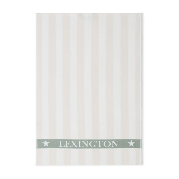 코튼 테리 로고 주방 타올 50x70 cm, Light beige-white-green Lexington | 렉싱턴
