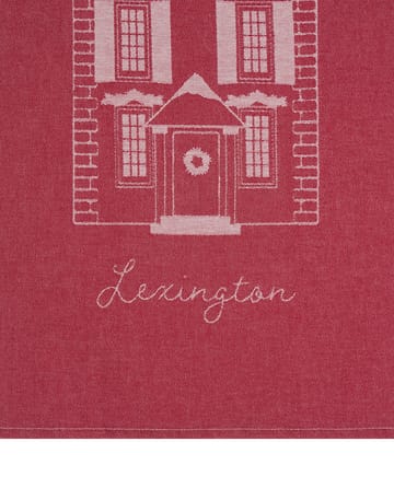 하우스 오가닉 코튼 키친 타월 50x70 cm - Red-white - Lexington | 렉싱턴
