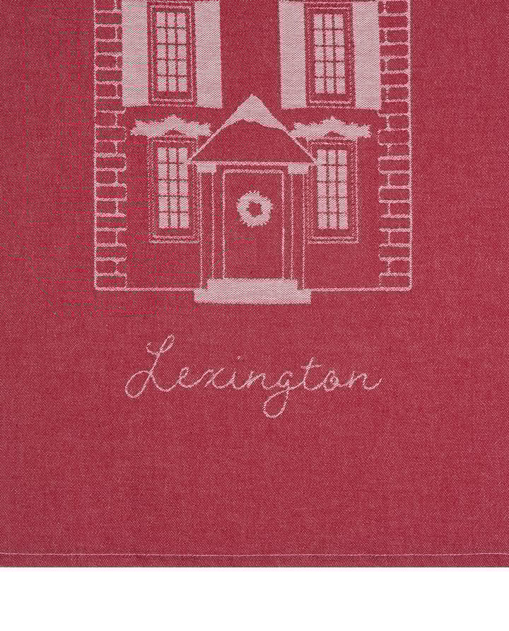하우스 오가닉 코튼 키친 타월 50x70 cm, Red-white Lexington | 렉싱턴