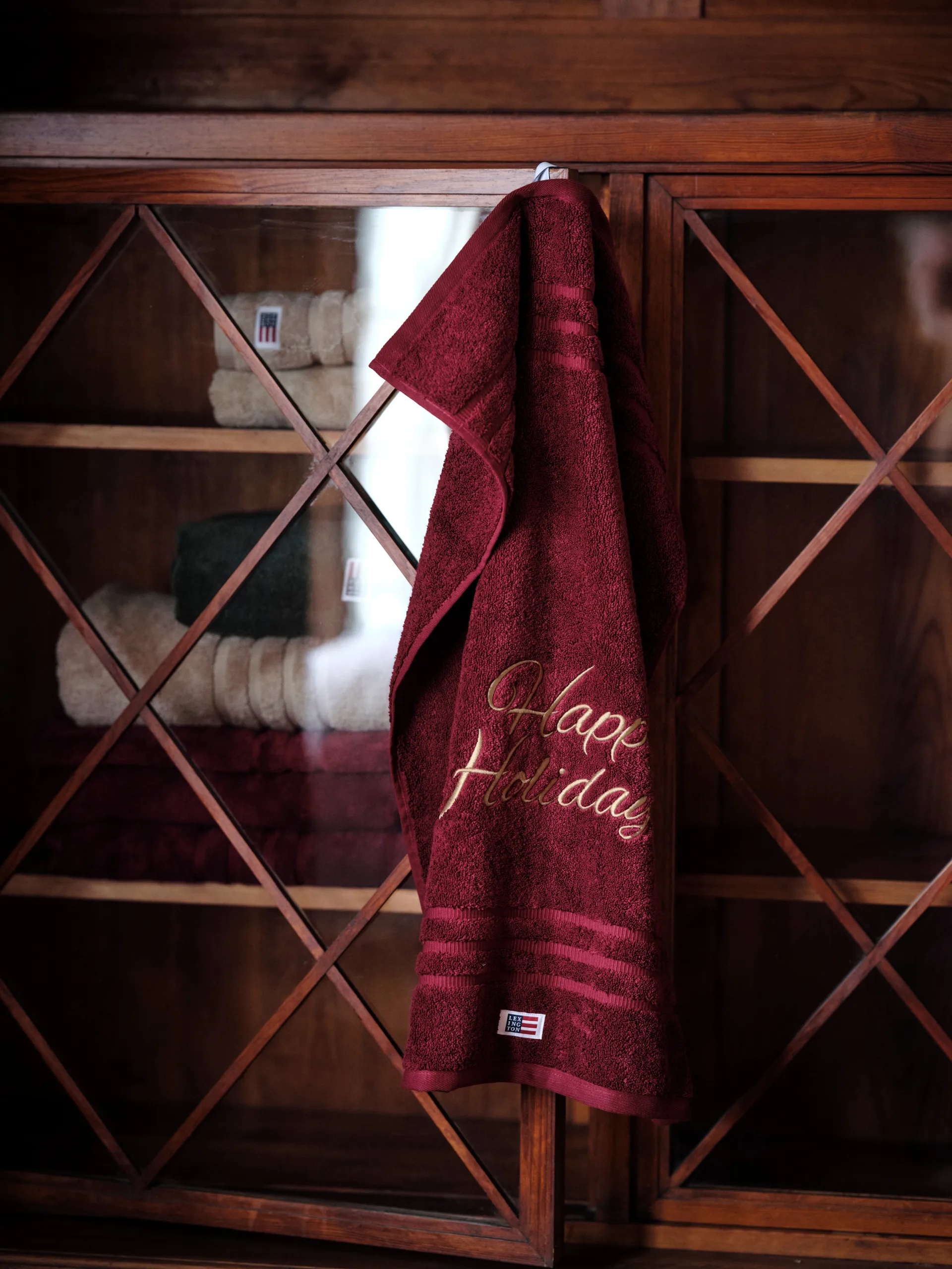 해피 홀리데이 타월 50x70 cm, Red Lexington | 렉싱턴