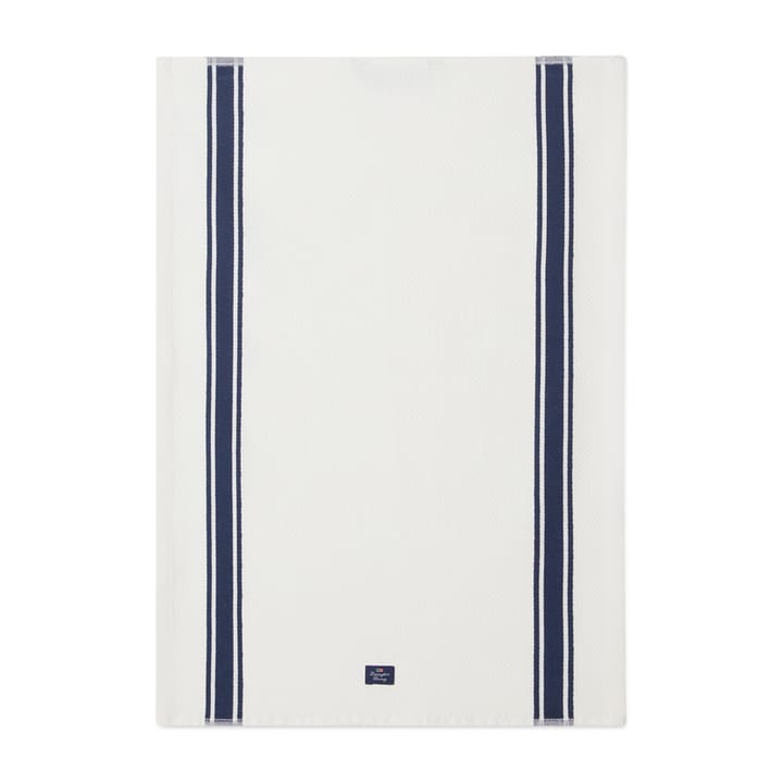 오가닉 코튼 와플 주방 타월 50x70 cm - White-Dark blue - Lexington | 렉싱턴