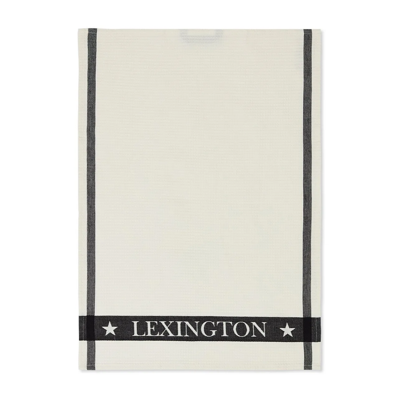 아이콘스 코튼 와플 주방 타월 50x70 cm, White-dark Grey Lexington | 렉싱턴
