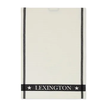 아이콘스 코튼 와플 주방 타월 50x70 cm - White-dark Grey - Lexington | 렉싱턴