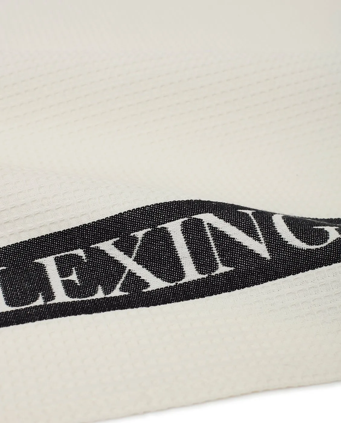 아이콘스 코튼 와플 주방 타월 50x70 cm, White-dark Grey Lexington | 렉싱턴