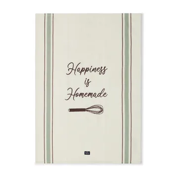 해피니스 오가닉 코튼 주방 타올 50x70 cm - White-green - Lexington | 렉싱턴