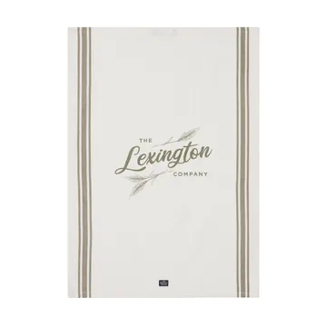 오가닉 코튼 키친 타월 50x70 cm - White-olive - Lexington | 렉싱턴