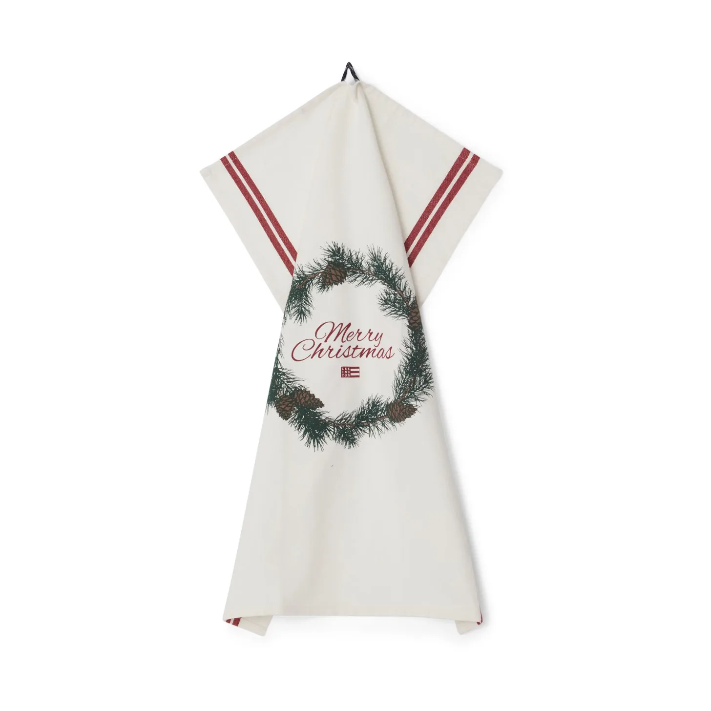 메리 크리스마스 오가닉 코튼 주방 타월 50x70 cm, White-red-green Lexington | 렉싱턴