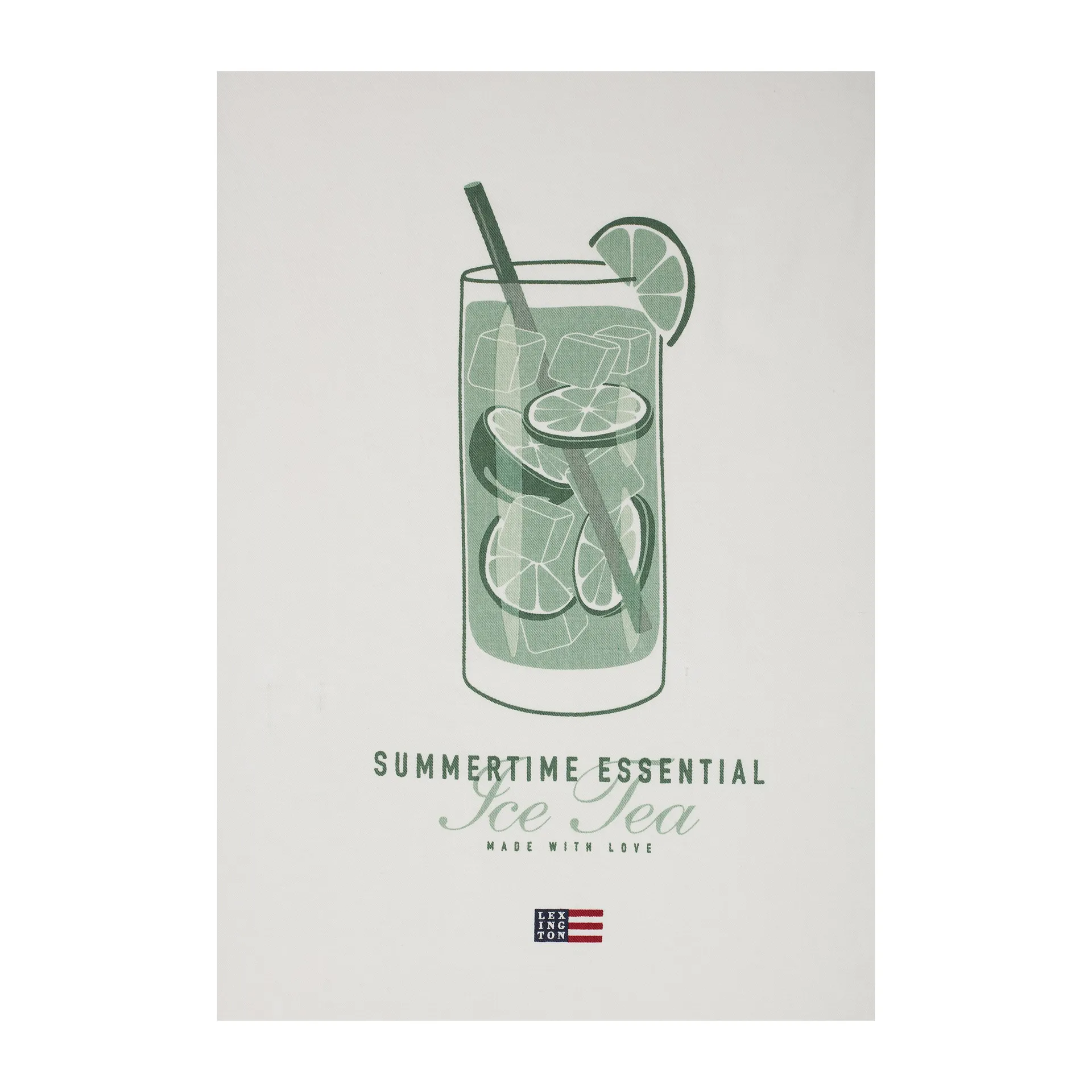 아이스 티 오가닉 코튼 트윌 주방 타올 50x70 cm, White Lexington | 렉싱턴