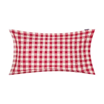 체크 코튼 플란넬 베개커버 50x90 cm - Red-light beige - Lexington | 렉싱턴