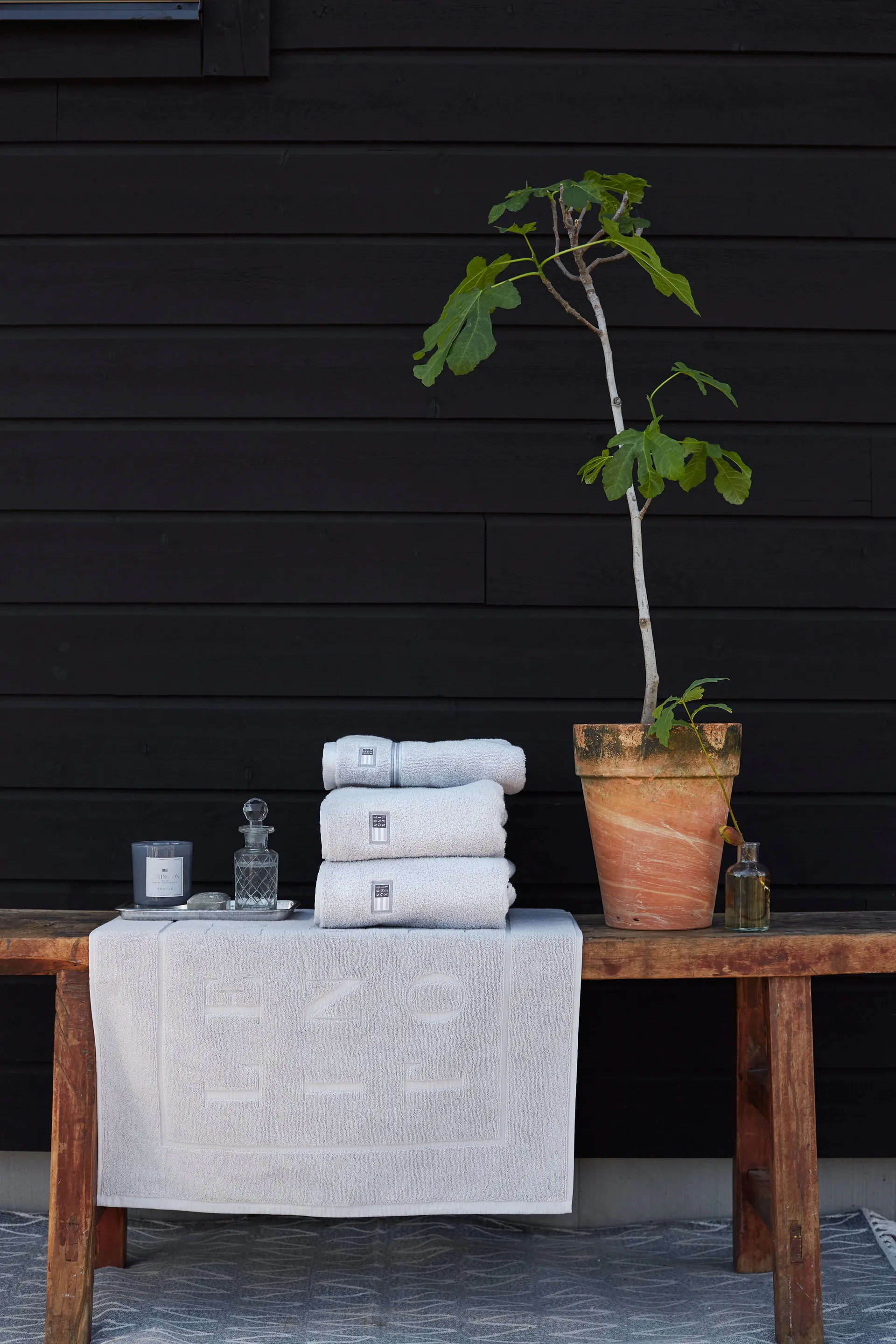 렉싱턴 호텔 욕실 러그 60x90 cm, Light grey Lexington | 렉싱턴