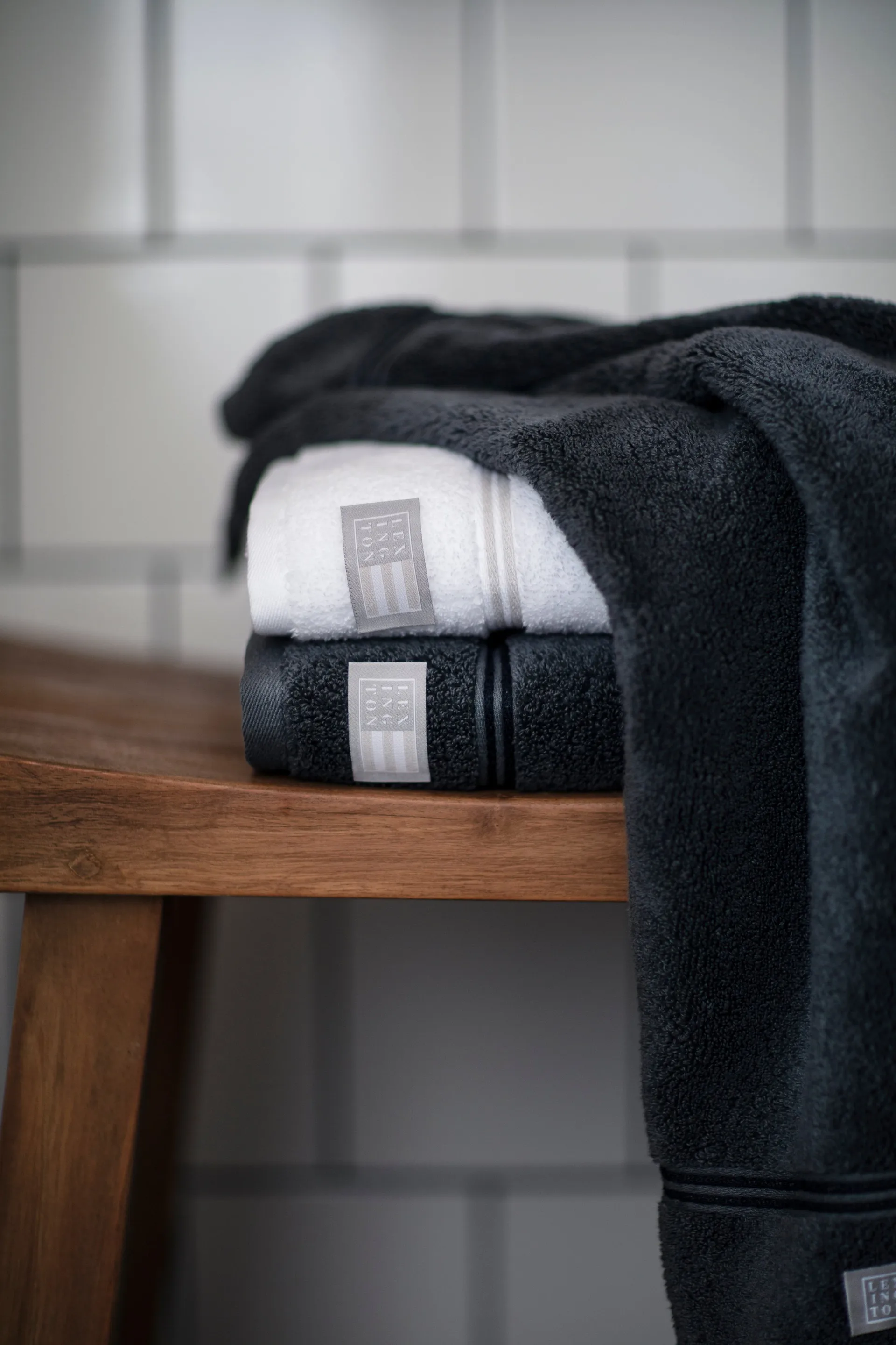 렉싱턴 호텔 타올 70x130 cm, grey-dark grey Lexington | 렉싱턴