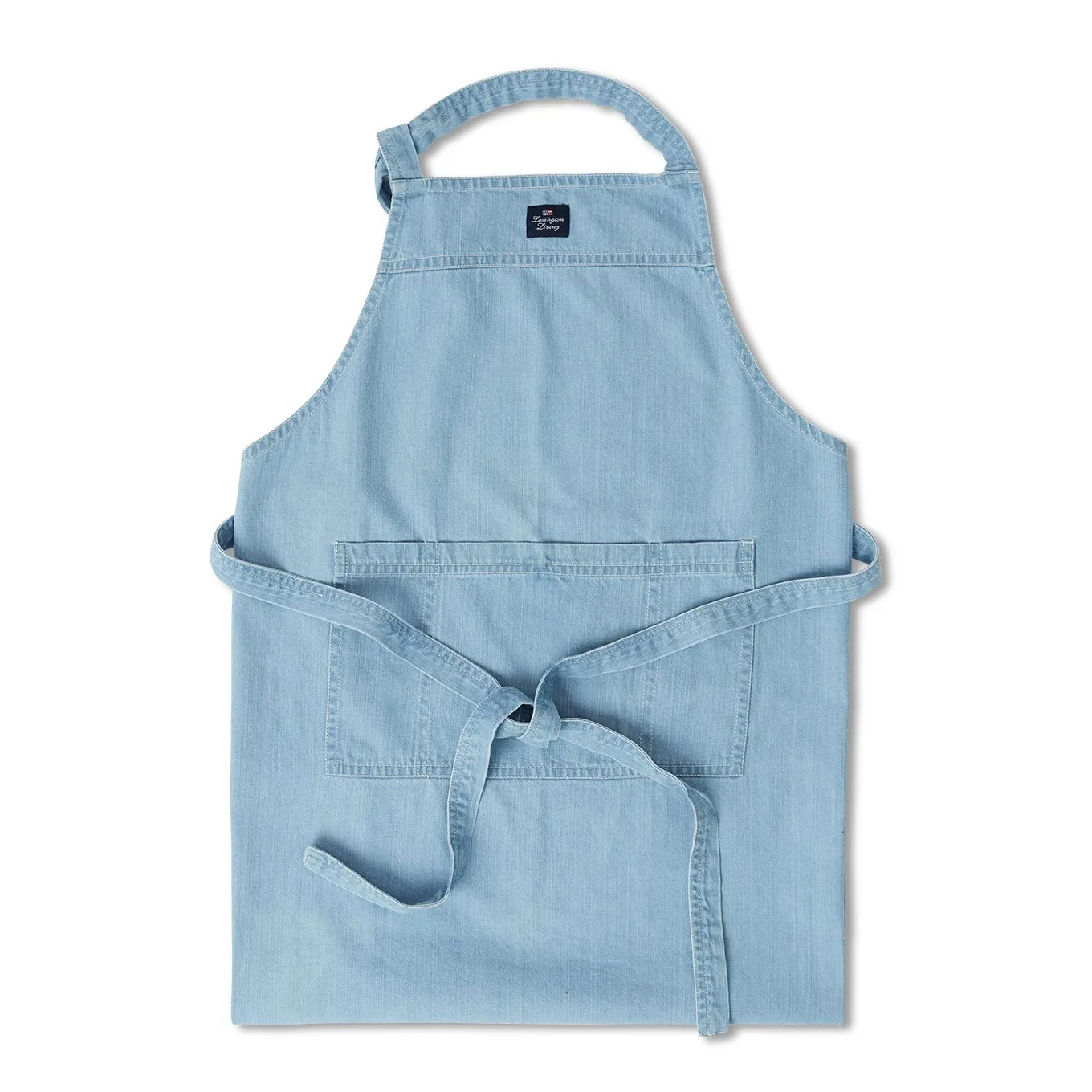 워시드 데님 앞치마 80x105 cm, Light blue Denim Lexington | 렉싱턴
