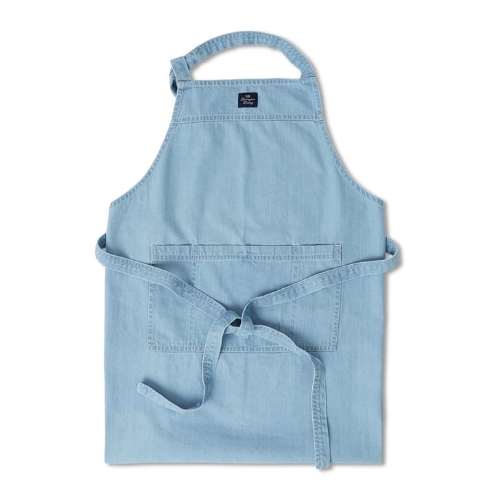 워시드 데님 앞치마 80x105 cm - Light blue Denim - Lexington | 렉싱턴