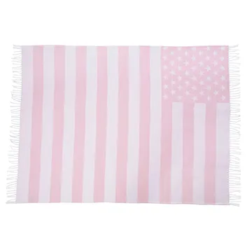 아이콘스 베이비 플래그 스로우 90x120 cm - pink - Lexington | 렉싱턴