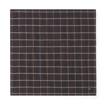 Checked 코튼 리넨 냅킨 50x50 cm - Dark grey-beige - Lexington | 렉싱턴