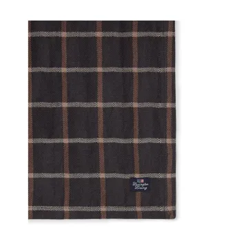 Checked 코튼 리넨 냅킨 50x50 cm - Dark grey-beige - Lexington | 렉싱턴