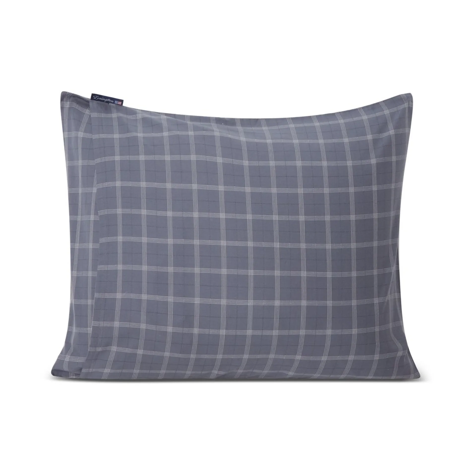 Checked Pinpoint 옥스포드 쿠션 커버 50x60 cm, Dove Lexington | 렉싱턴