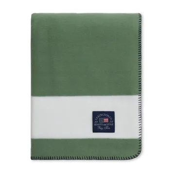 불규칙 스트라이프 Fleecefilt 130x170 cm - Green-White - Lexington | 렉싱턴