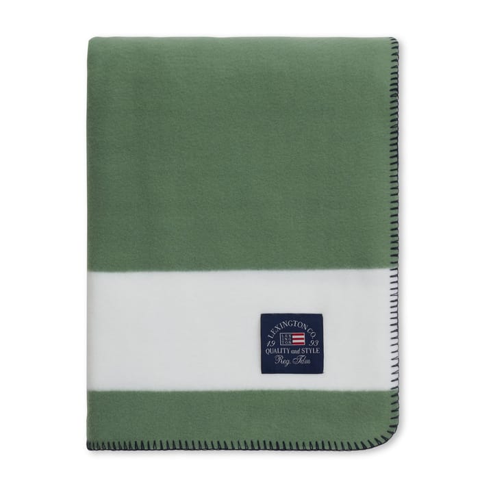 불규칙 스트라이프 Fleecefilt 130x170 cm, Green-White Lexington | 렉싱턴