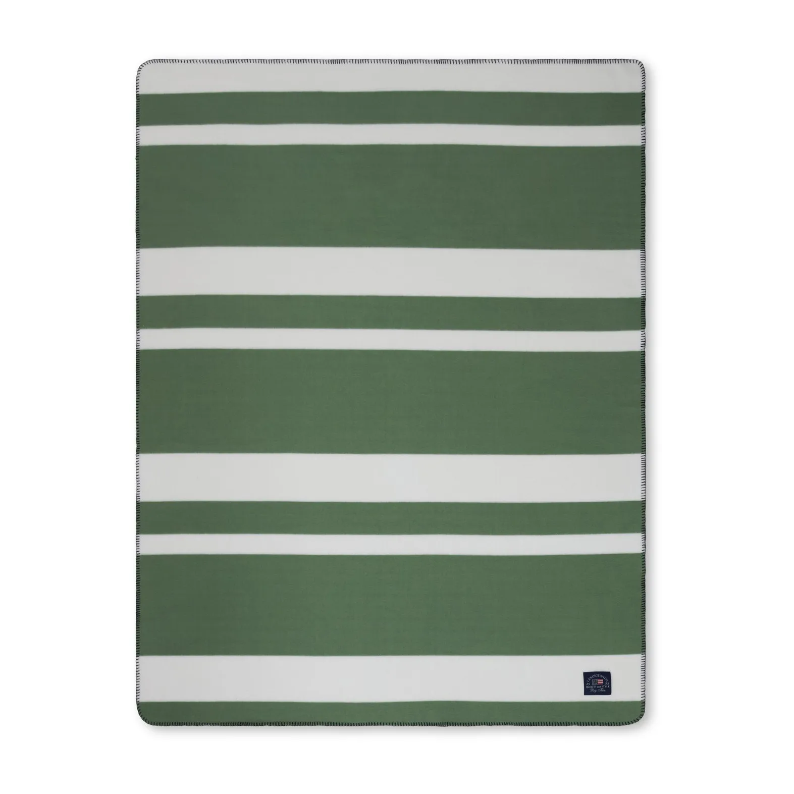 불규칙 스트라이프 Fleecefilt 130x170 cm, Green-White Lexington | 렉싱턴