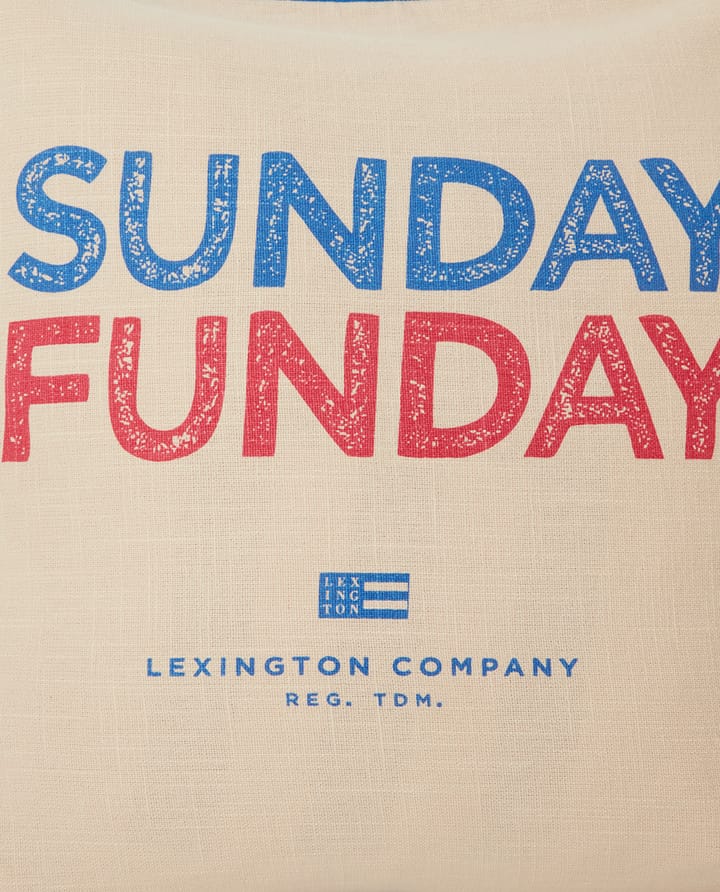 썬데이 Funday 프린티드 베개커버 50x50 cm, Beige-blue-pink Lexington | 렉싱턴