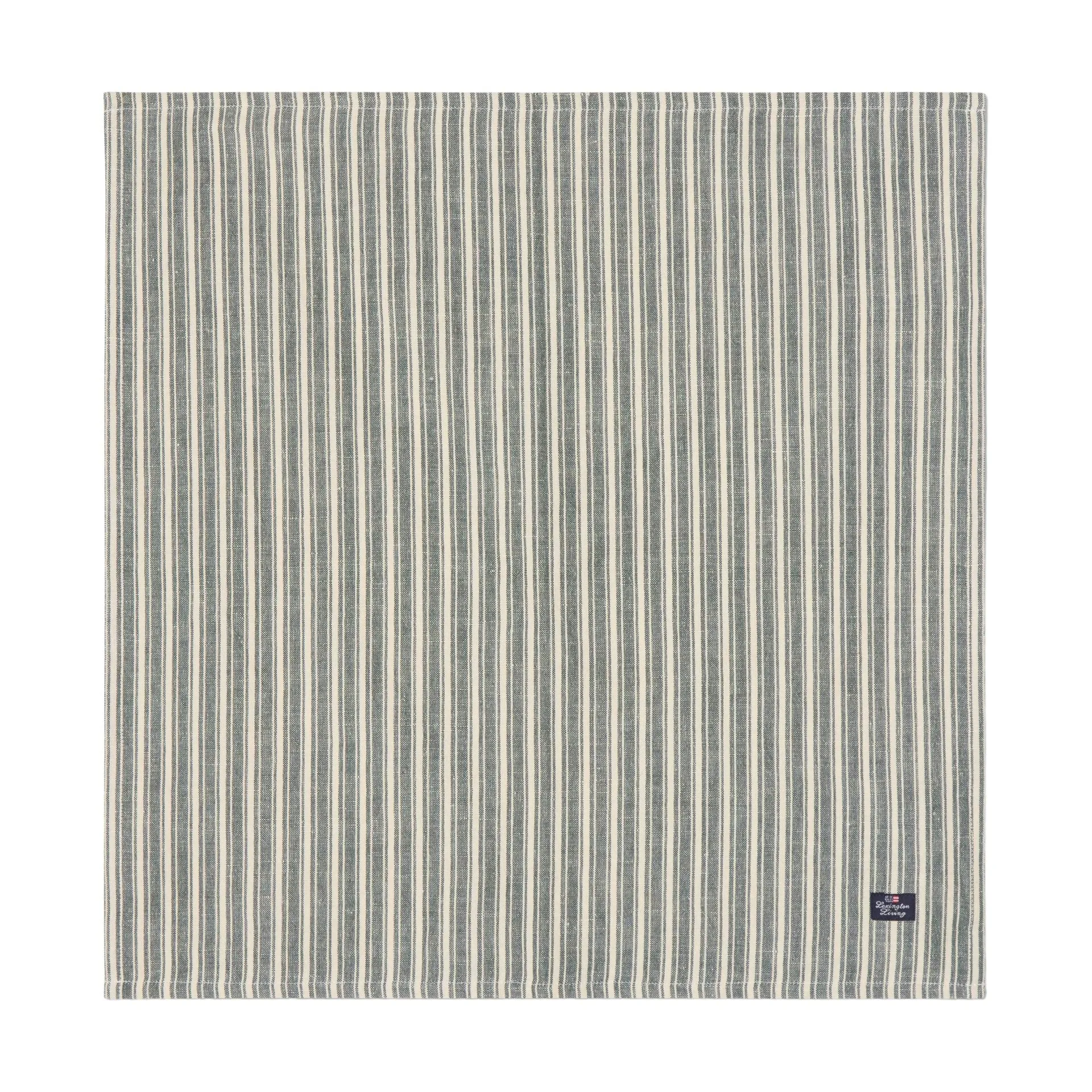 스트라입드 린넨 냅킨, Green-light beige, 50x50 cm Lexington | 렉싱턴