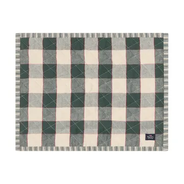 퀼팅 양면 테이블매트 - Green-Light beige-red, 35x45 cm - Lexington | 렉싱턴