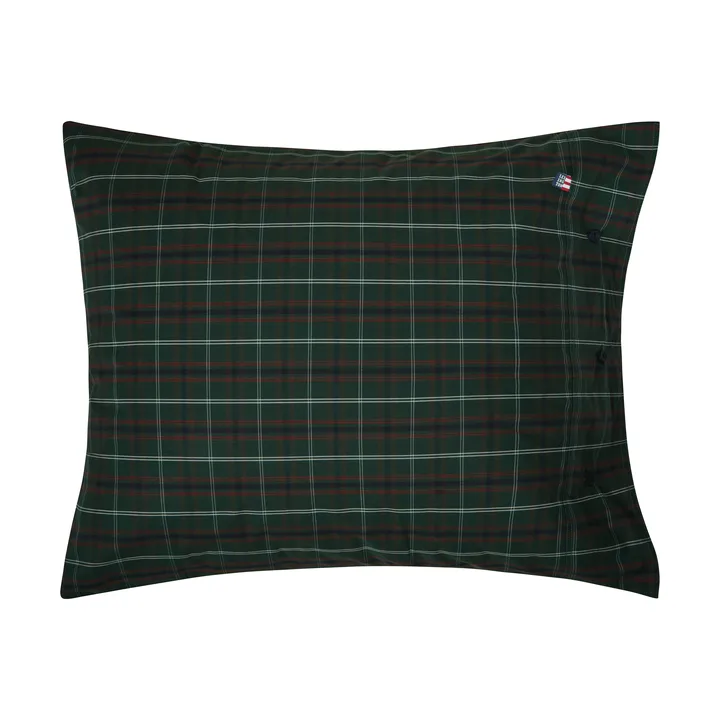 체크 코튼 퍼케일 베개커버 - Green-navy, 50x60 cm - Lexington | 렉싱턴