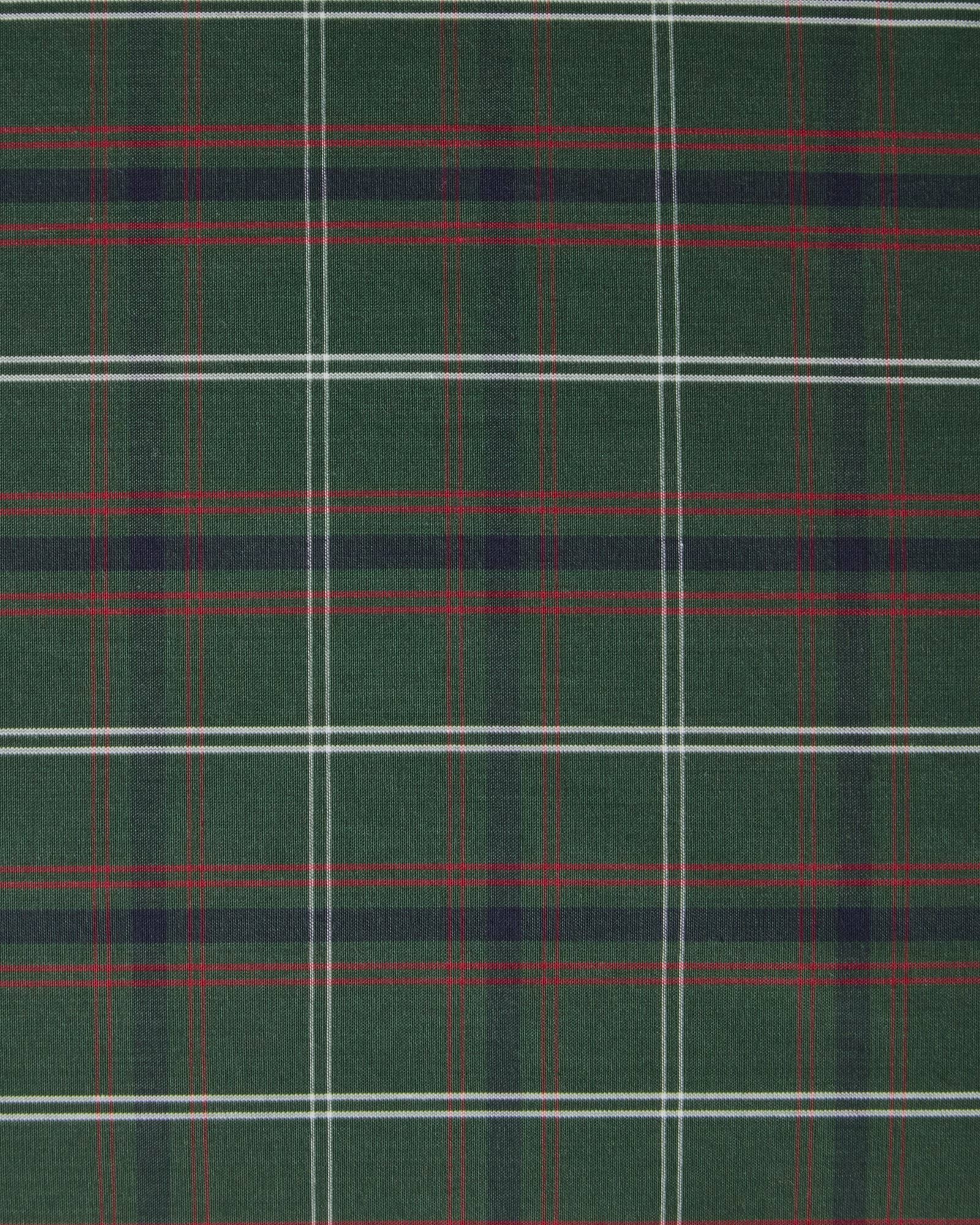 체크 코튼 퍼케일 베개커버, Green-navy, 50x60 cm Lexington | 렉싱턴