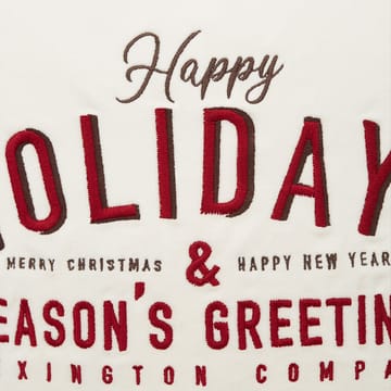 Happy Holidays 쿠션 커버 50x50 cm - white - Lexington | 렉싱턴