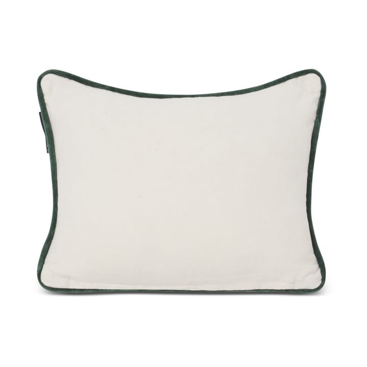 Holiday Car 오가닉 코튼 벨벳 쿠션 30x40 cm, White-red multi Lexington | 렉싱턴