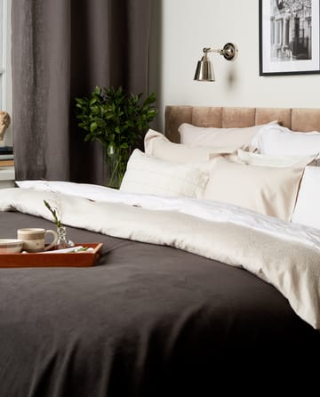 Hotel 새틴 자카드 이불 커버 220x220 cm - Light beige - Lexington | 렉싱턴