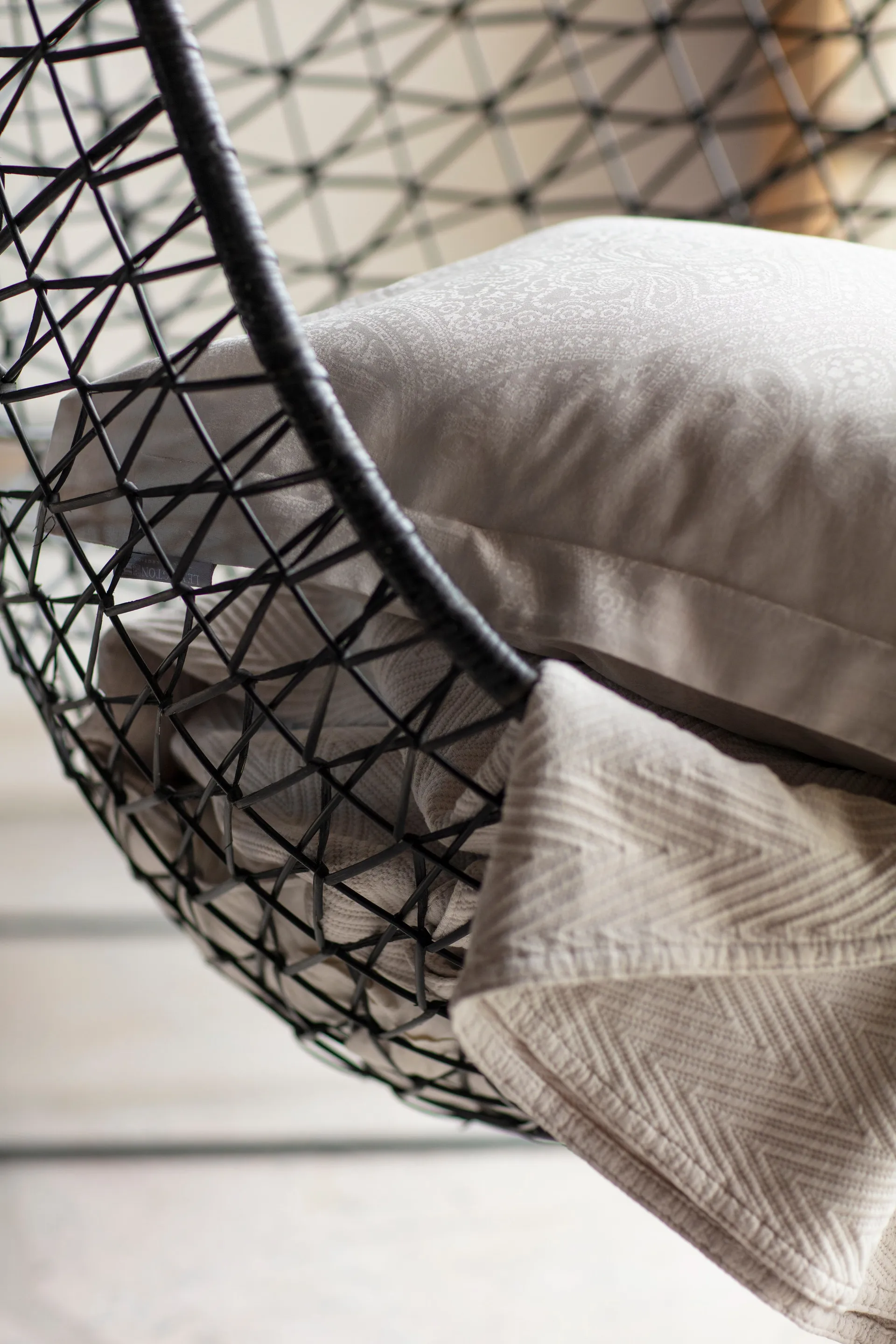 Hotel 새틴 자카드 배게 커버 50x60 cm, Light beige Lexington | 렉싱턴